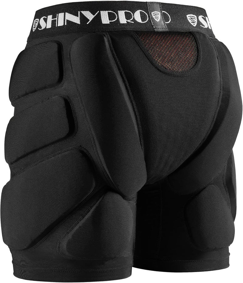 SHINYPRO Protective Padded Shorts for Snowboarding and Skating,Tear Resistance Butt Pad Heavy Duty Protection - Image 1